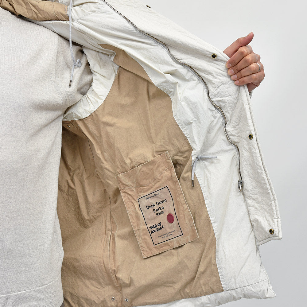 Ten c テンシー DECK DOWN PARKA ナイロン N-3B ダウンジャケット