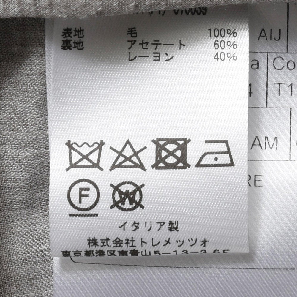 TAGLIATORE(タリアトーレ) ストレッチウールサキソニー1プリーツテーパードパンツ 2SMJ22K11 550042 13042600054