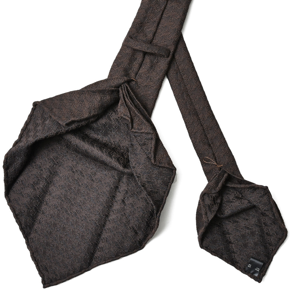 TIE YOUR TIE(タイ ユア タイ) ウールシルクハウンドトゥースセッテピエゲタイ TD633280007 18246212179