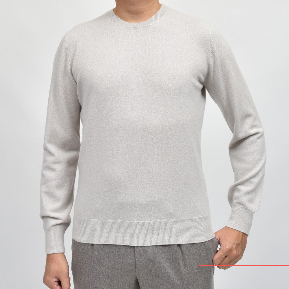MAGAZZINO RICAMBI(マガジーノ リカンビ) フェルテッドカシミアクルーネックニット GIROCOLLO