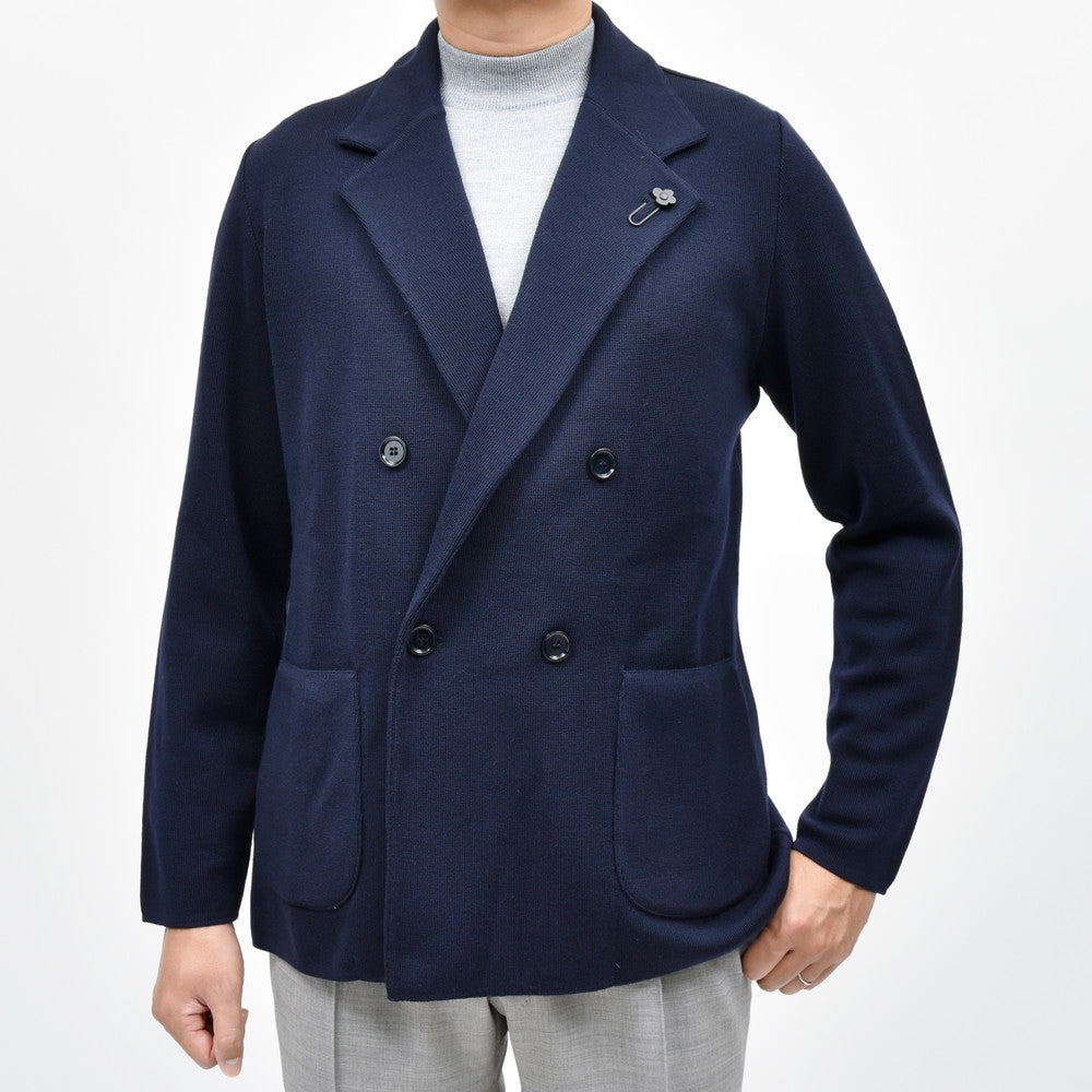 LARDINI(ラルディーニ) ウールミラノリブダブルニットジャケット ALJM87000 16042600109