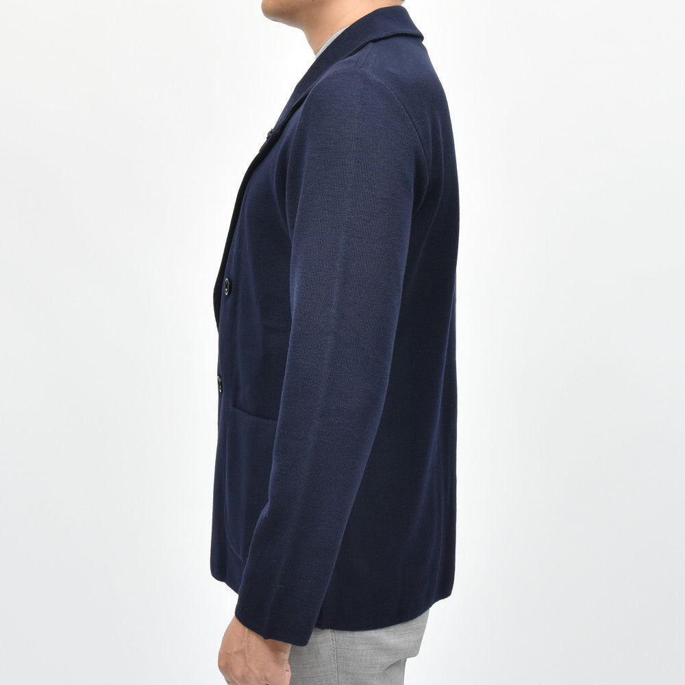 LARDINI(ラルディーニ) ウールミラノリブダブルニットジャケット ALJM87000 16042600109
