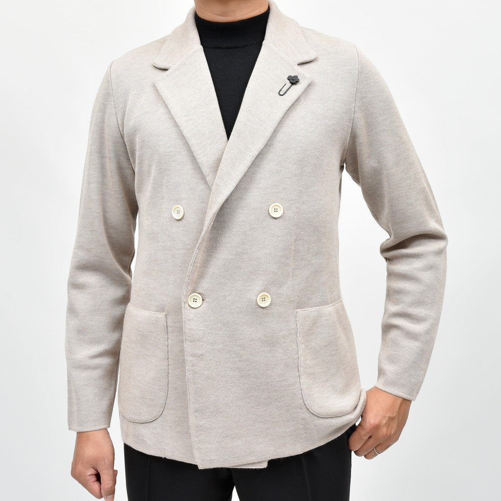 LARDINI(ラルディーニ) ウールミラノリブダブルニットジャケット ALJM87000 16042600109