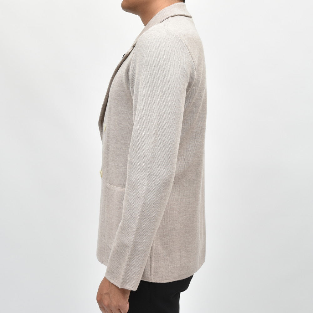 LARDINI(ラルディーニ) ウールミラノリブダブルニットジャケット ALJM87000 16042600109