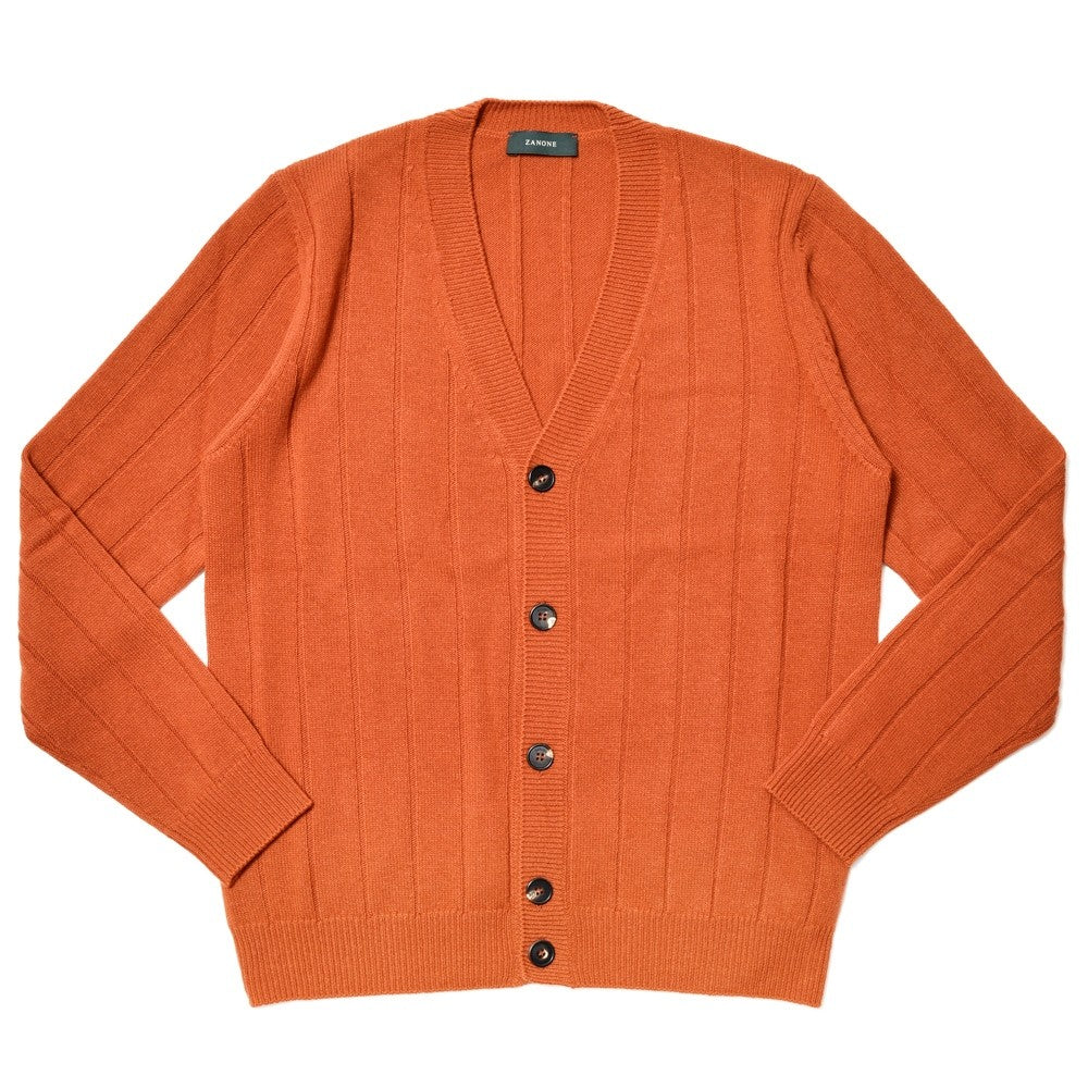 ZANONE(ザノーネ) ミドルゲージウール針抜きニットカーディガン CARDIGAN/SLIM FIT/810106/ZN237/25609