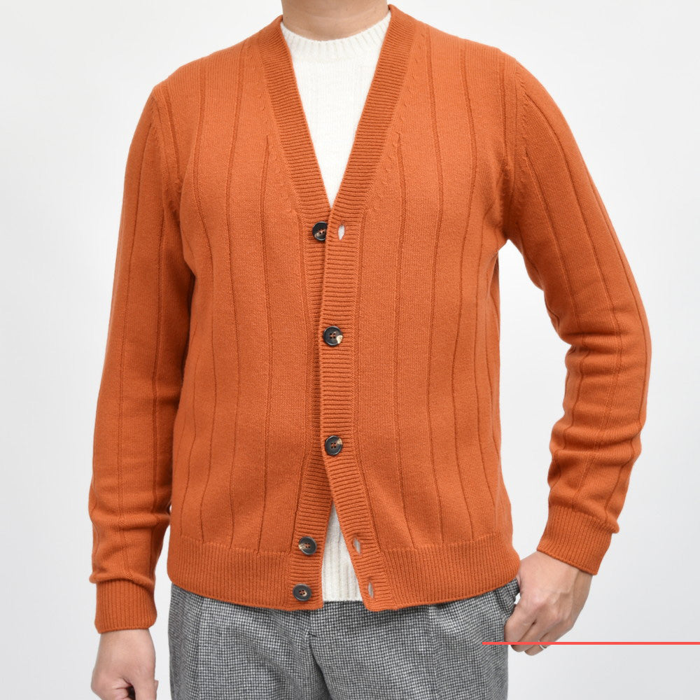 ZANONE(ザノーネ) ミドルゲージウール針抜きニットカーディガン CARDIGAN/SLIM FIT/810106/ZN237/25609