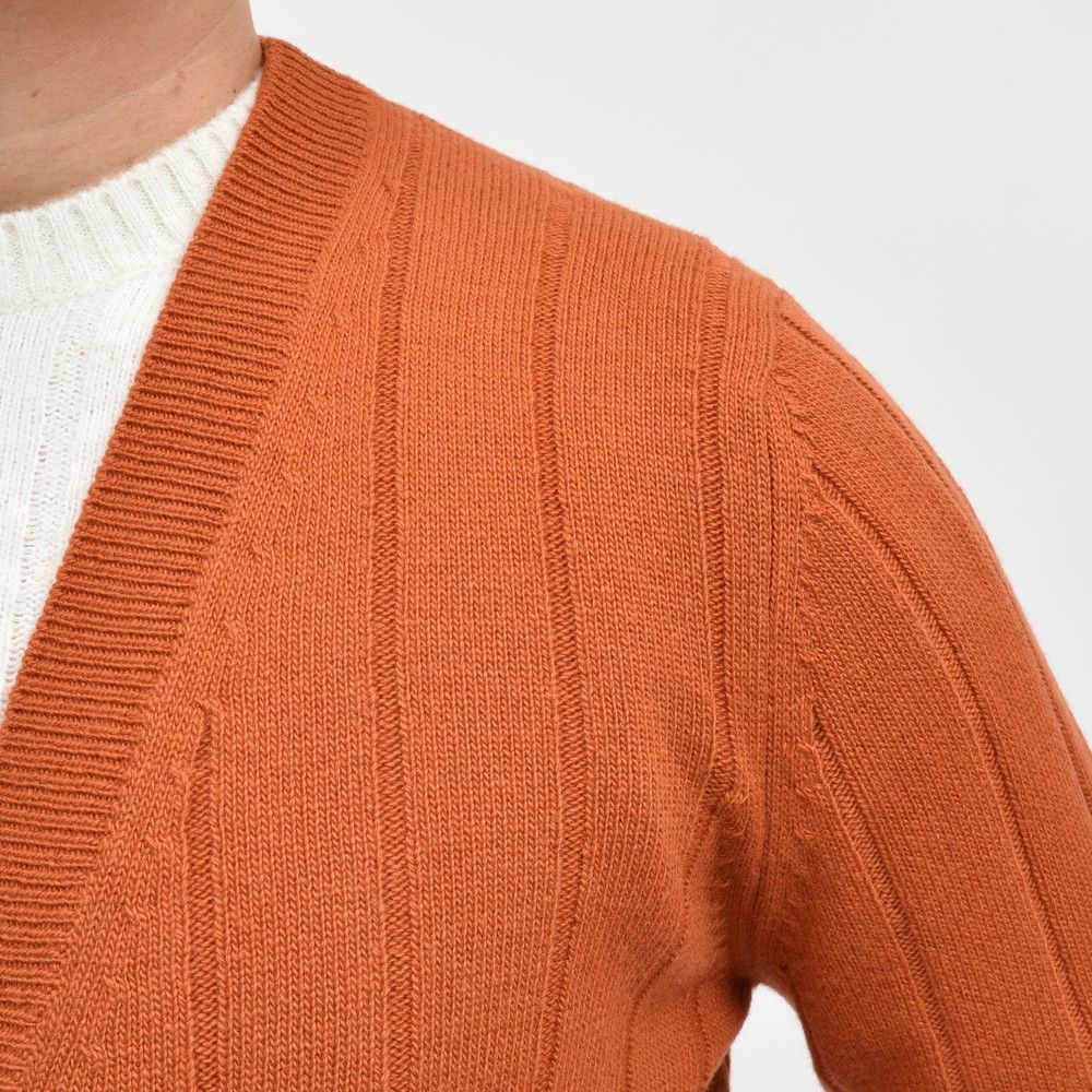ZANONE(ザノーネ) ミドルゲージウール針抜きニットカーディガン CARDIGAN/SLIM FIT/810106/ZN237/25609