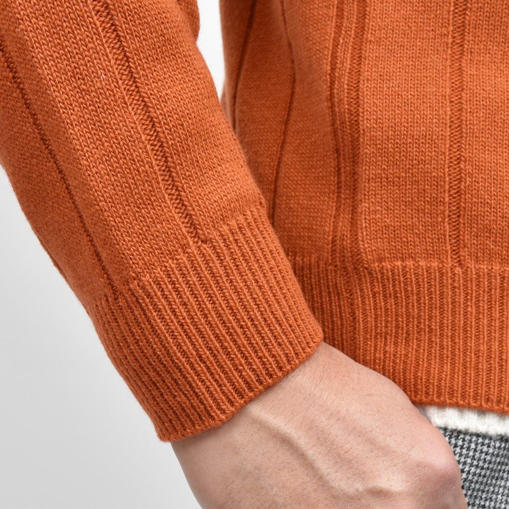 ZANONE(ザノーネ) ミドルゲージウール針抜きニットカーディガン CARDIGAN/SLIM FIT/810106/ZN237/25609