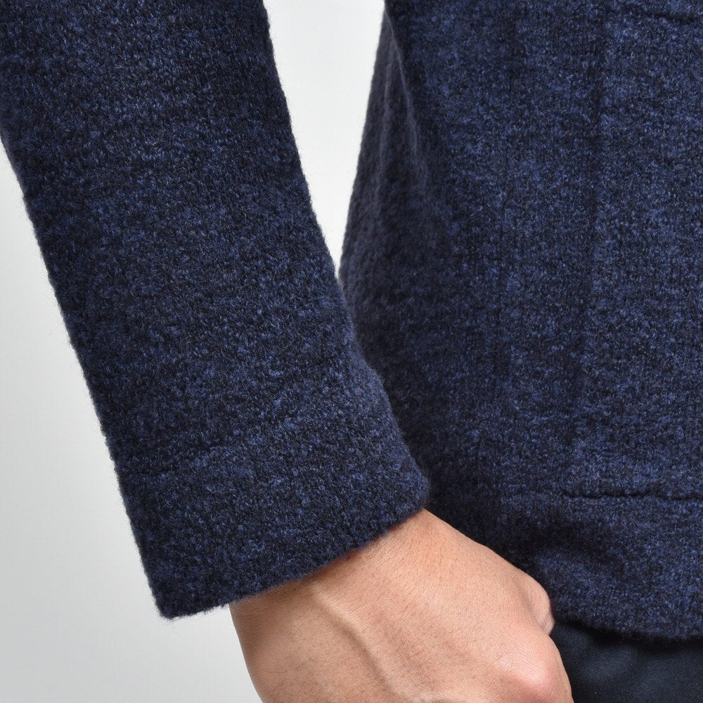 ZANONE(ザノーネ) ウールナイロンブークレニットシャツカーディガン CAMICIA/SLIM FIT/810117/ZN247/25441