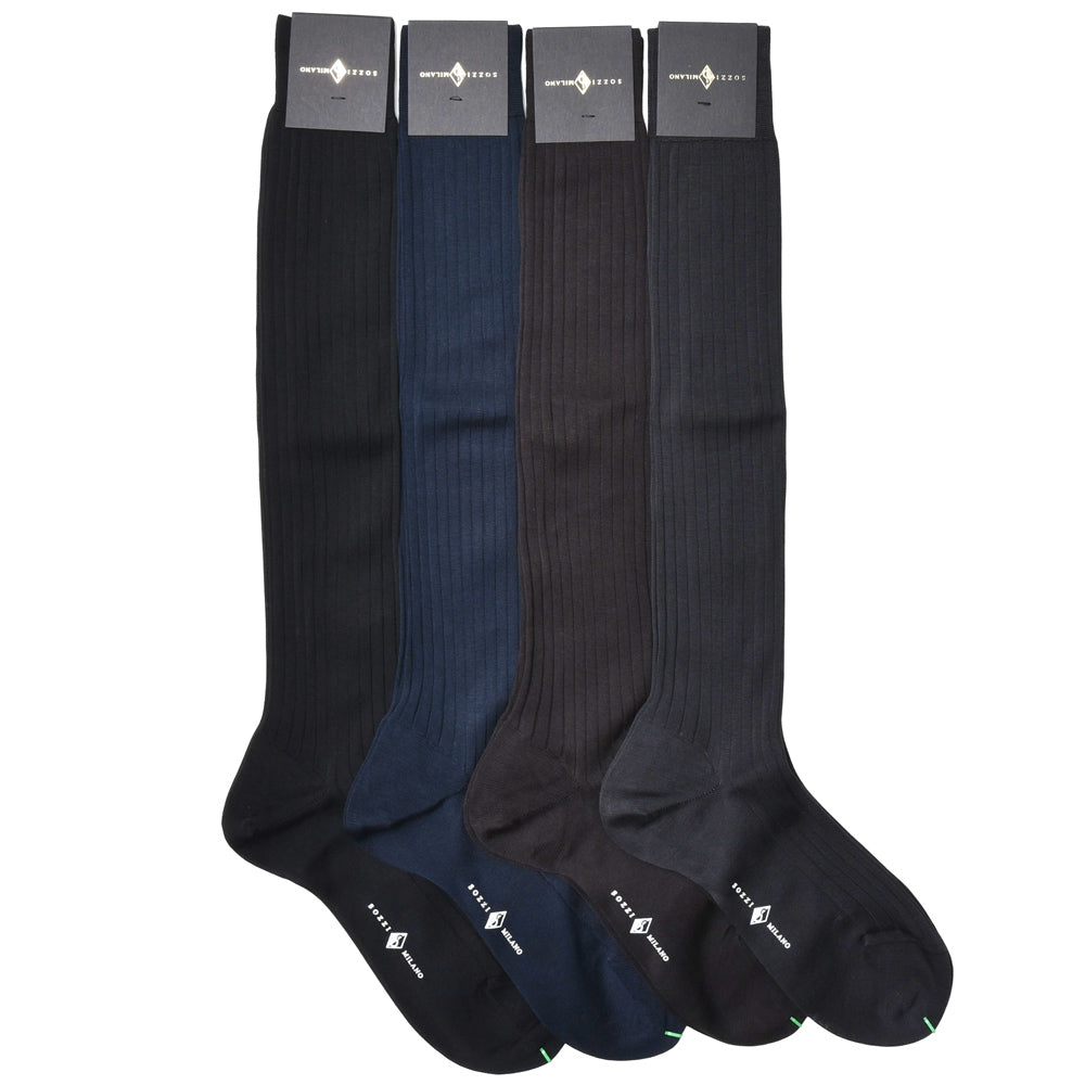 SOZZI(ソッツィ) コットンリブホーズソックス 115002 18042200027