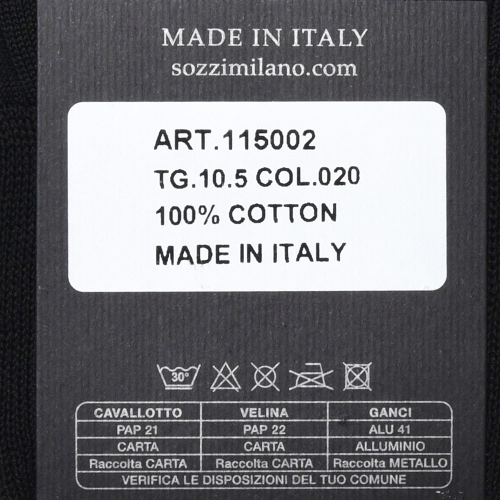 SOZZI(ソッツィ) コットンリブホーズソックス 115002 18042200027