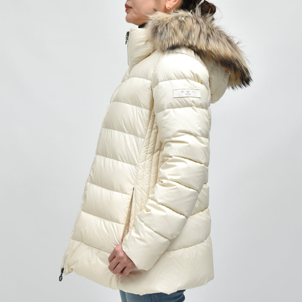 TATRAS(タトラス) OLSAVA マットナイロンミドルレングスフーディーダウンコート