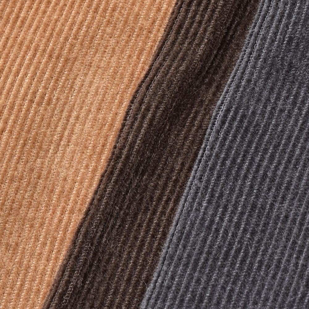 GLANSHIRT(グランシャツ) ウォッシュドコットンコーデュロイセミワイドカラーシャツ 21419