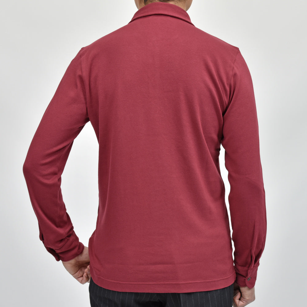 ZANONE(ザノーネ) コットンジャージL/Sポロ POLO ML/SLIM FIT/815102/ZM338/23400