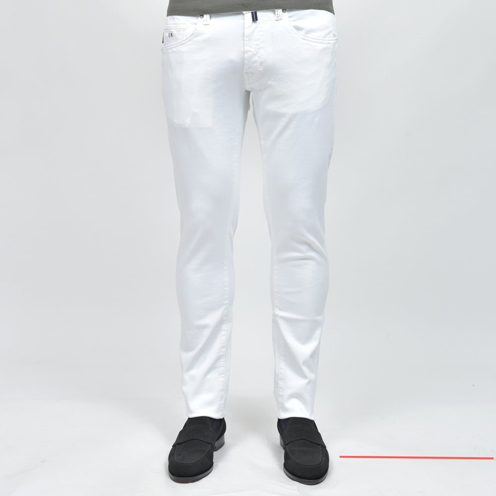 TRAMAROSSA(トラマロッサ) LEONARDレオナルド スーパーストレッチドリルスリムテーパードパンツ 414-30171121