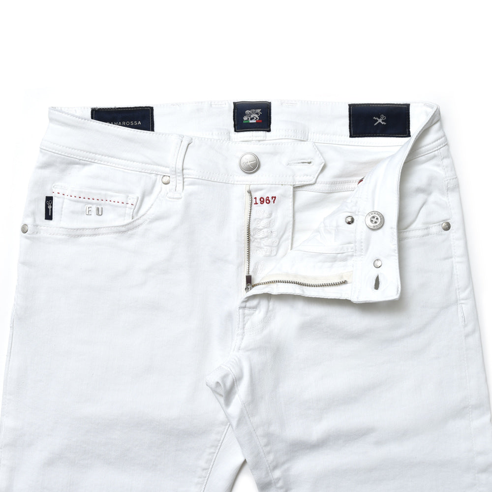 TRAMAROSSA(トラマロッサ) LEONARDレオナルド スーパーストレッチドリルスリムテーパードパンツ 414-30171121
