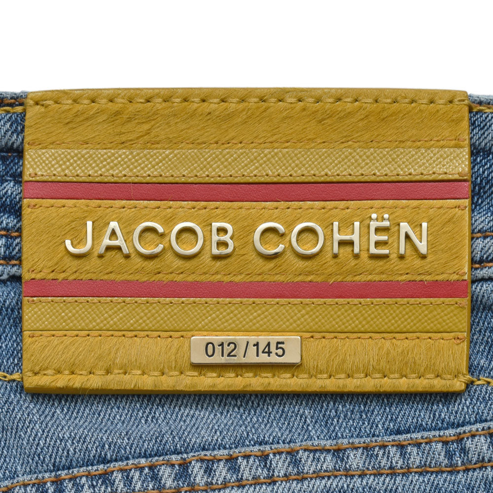JACOB COHEN(ヤコブコーエン) BARDバード LIMITED EDITION ヴィンテージウォッシュテーパードフィットセルビッジデニム 226-22398