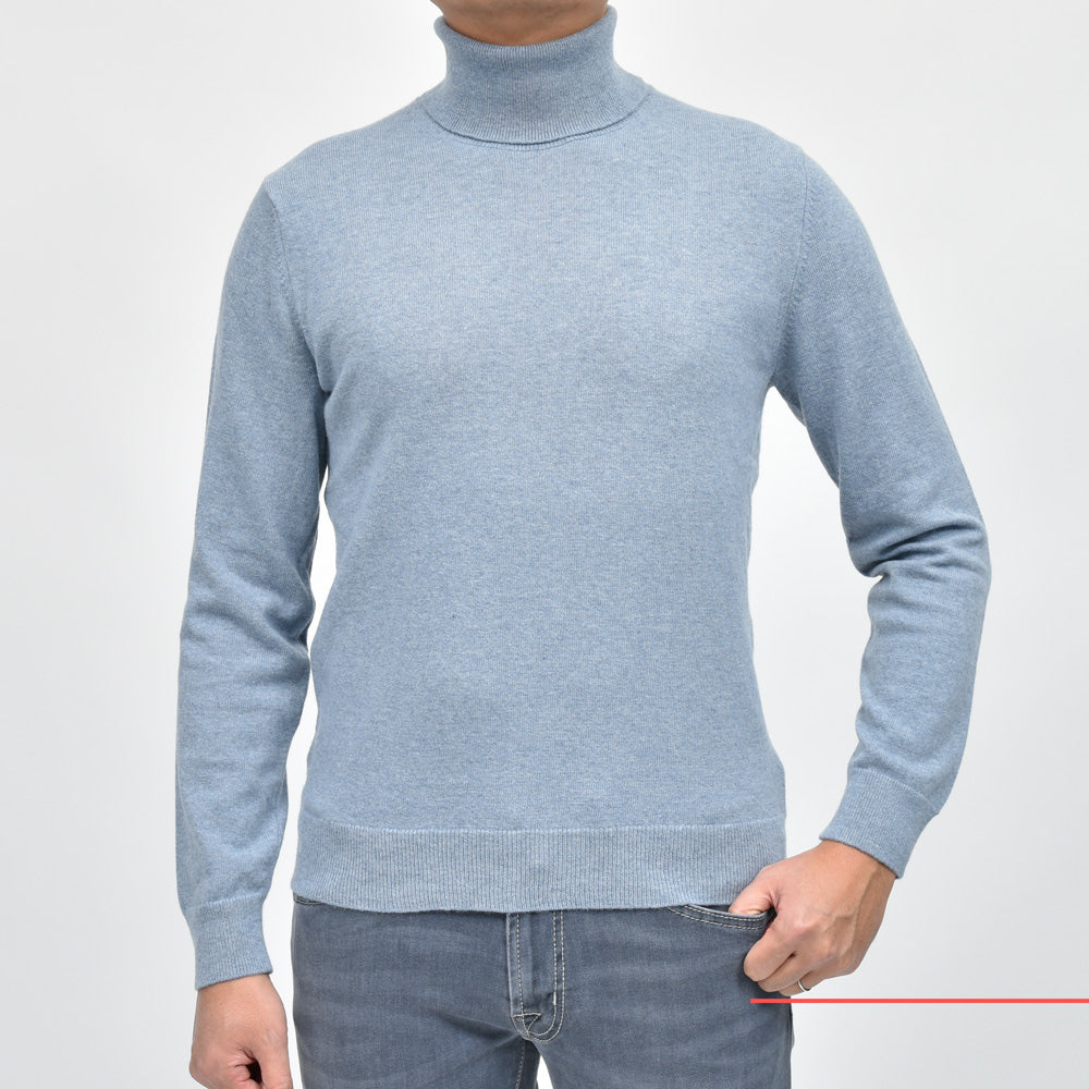 ZANONE(ザノーネ) ハイゲージウールカシミアタートルネックニット DV/SLIM FIT/810105/ZY270/25421