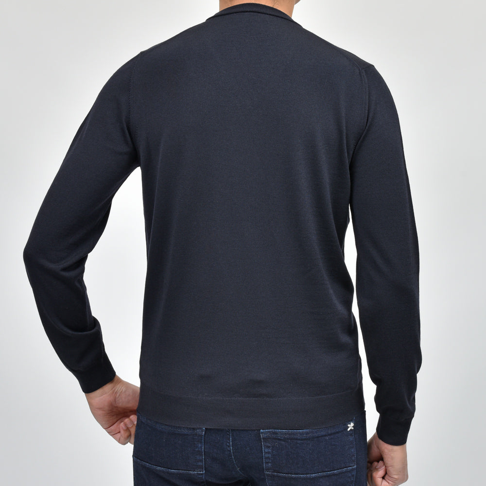 ZANONE(ザノーネ) ハイゲージストレッチウールVネックニット V/SLIM FIT/810103/ZO290/25403