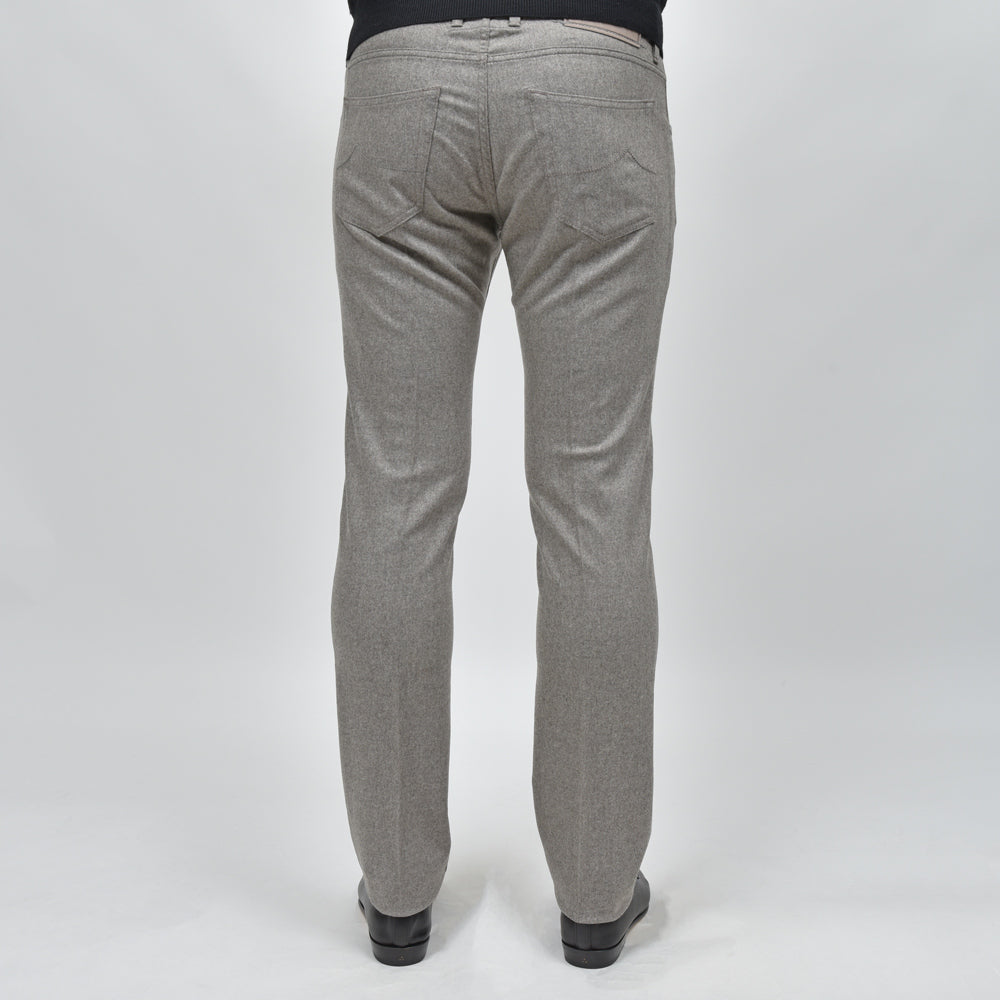 JACOB COHEN(ヤコブコーエン) NICKニック PREMIUM EDITION ウールフランネルストレッチスリムテーパードパンツ 226-22374