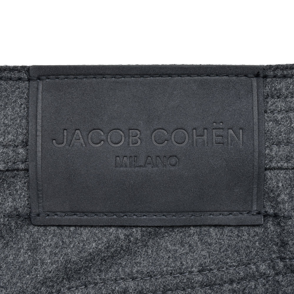 JACOB COHEN(ヤコブコーエン) NICKニック PREMIUM EDITION ウールフランネルストレッチスリムテーパードパンツ 226-22374