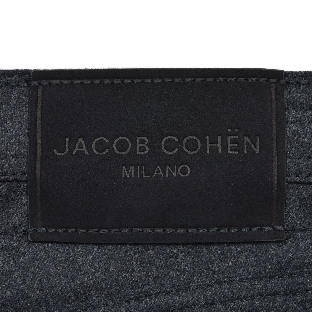 JACOB COHEN(ヤコブコーエン) NICKニック PREMIUM EDITION ウールフランネルストレッチスリムテーパードパンツ 226-22374