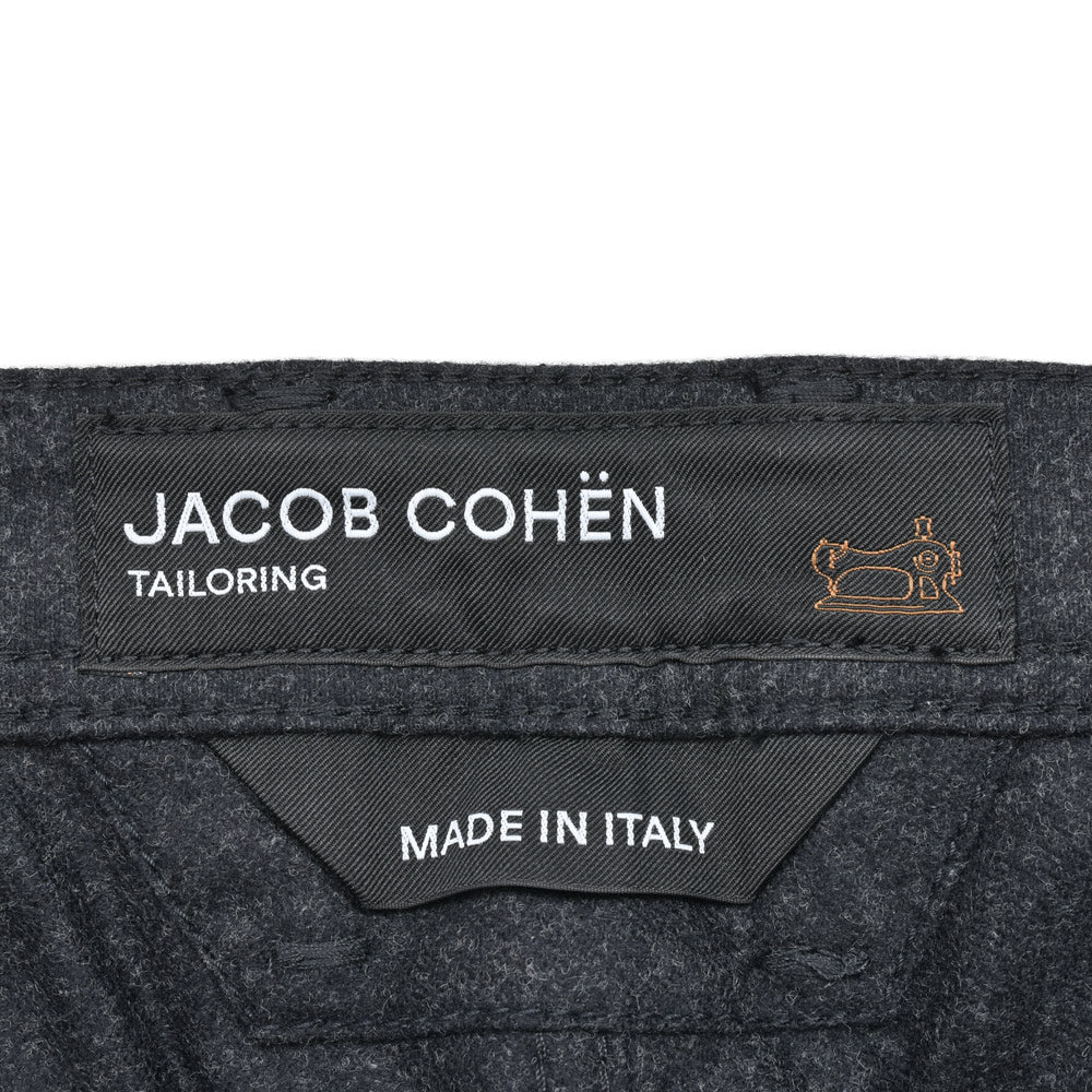 JACOB COHEN(ヤコブコーエン) NICKニック PREMIUM EDITION ウールフランネルストレッチスリムテーパードパンツ 226-22374