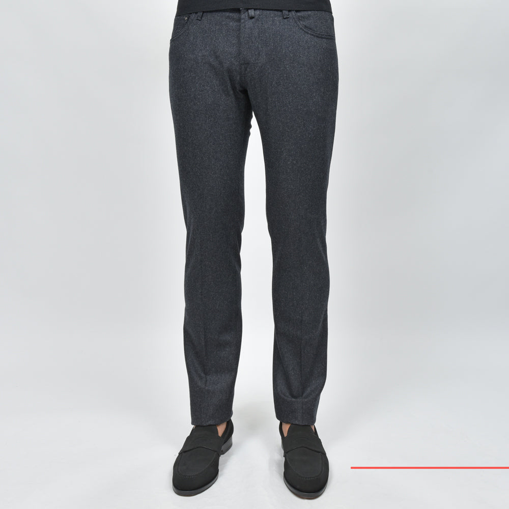 JACOB COHEN(ヤコブコーエン) NICKニック PREMIUM EDITION ウールフランネルストレッチスリムテーパードパンツ 226-22374