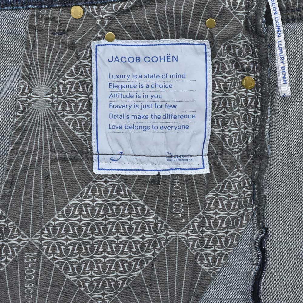 JACOB COHEN(ヤコブコーエン) BARDバード PREMIUM EDITION ウォッシュドコットンカシミヤストレッチテーパードフィットデニム 226-22453