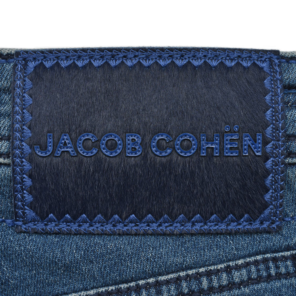 JACOB COHEN(ヤコブコーエン) BARDバード PREMIUM EDITION ウォッシュドコットンカシミヤストレッチテーパードフィットデニム 226-22454