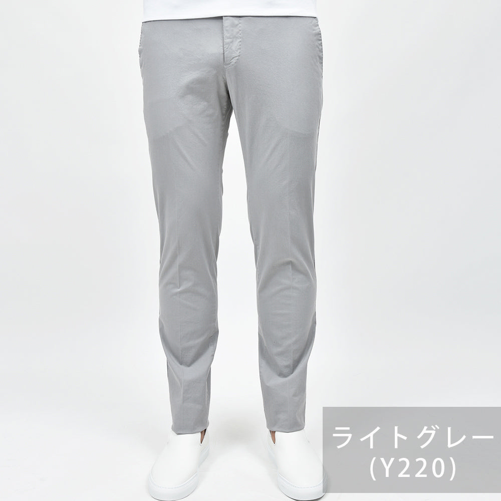 PT TORINO ピーティー トリノ コットン ストレッチ ライトウエイトギャバジン ノープリーツ パンツ SUPERSLIM FIT/GL04