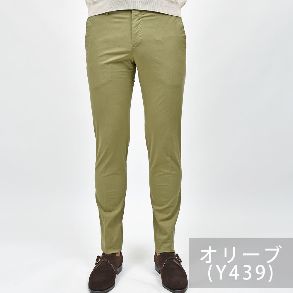 PT TORINO ピーティー トリノ コットン ストレッチ ライトウエイトギャバジン ノープリーツ パンツ SUPERSLIM FIT/GL04