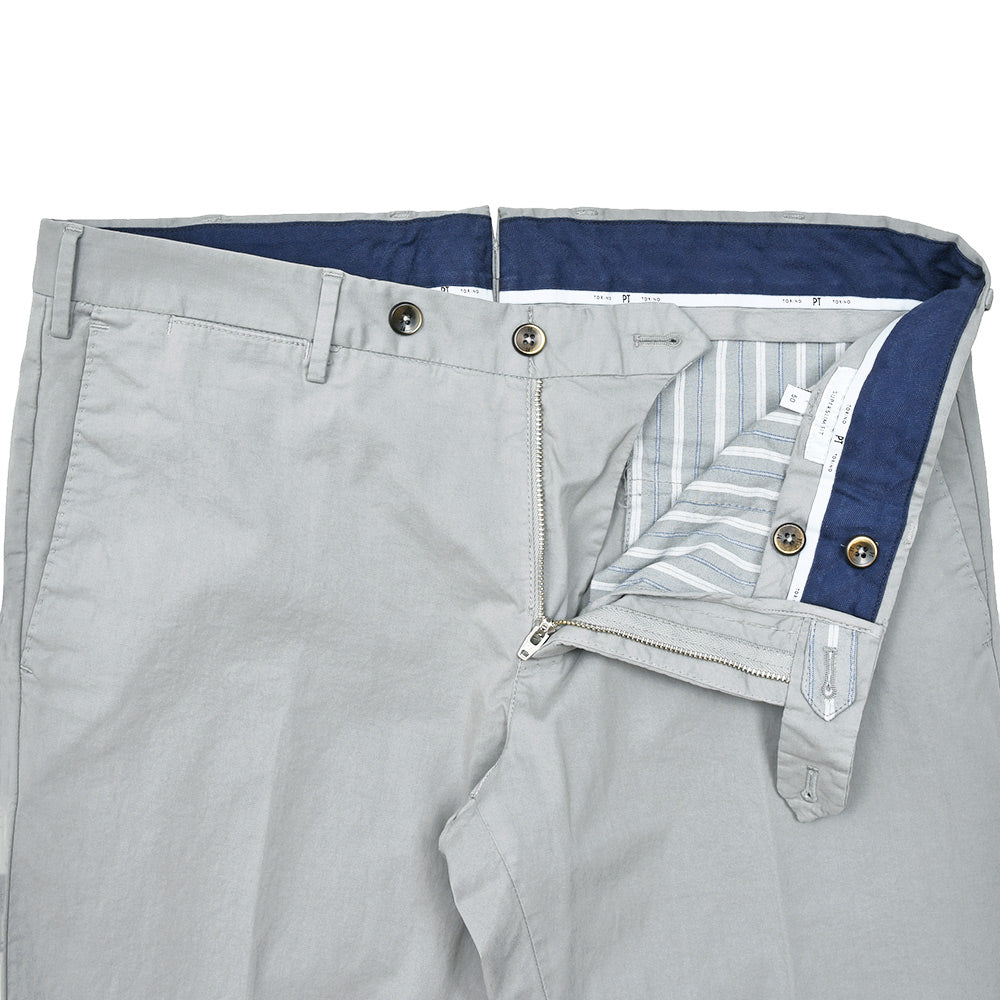 PT TORINO ピーティー トリノ コットン ストレッチ ライトウエイトギャバジン ノープリーツ パンツ SUPERSLIM FIT/GL04