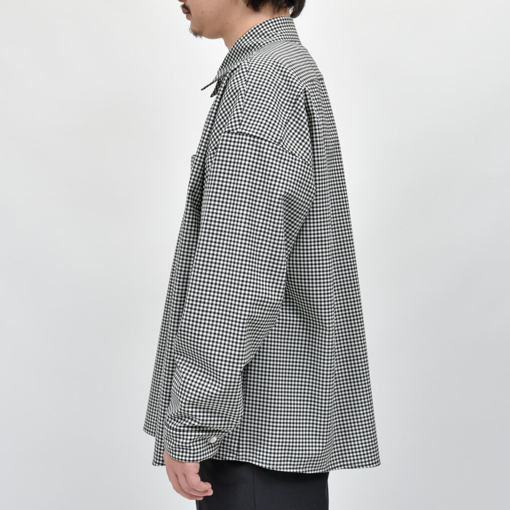MARNI(マルニ) ポリエステルウールギンガムチェックシャツ CUMU0061S5 UTP787