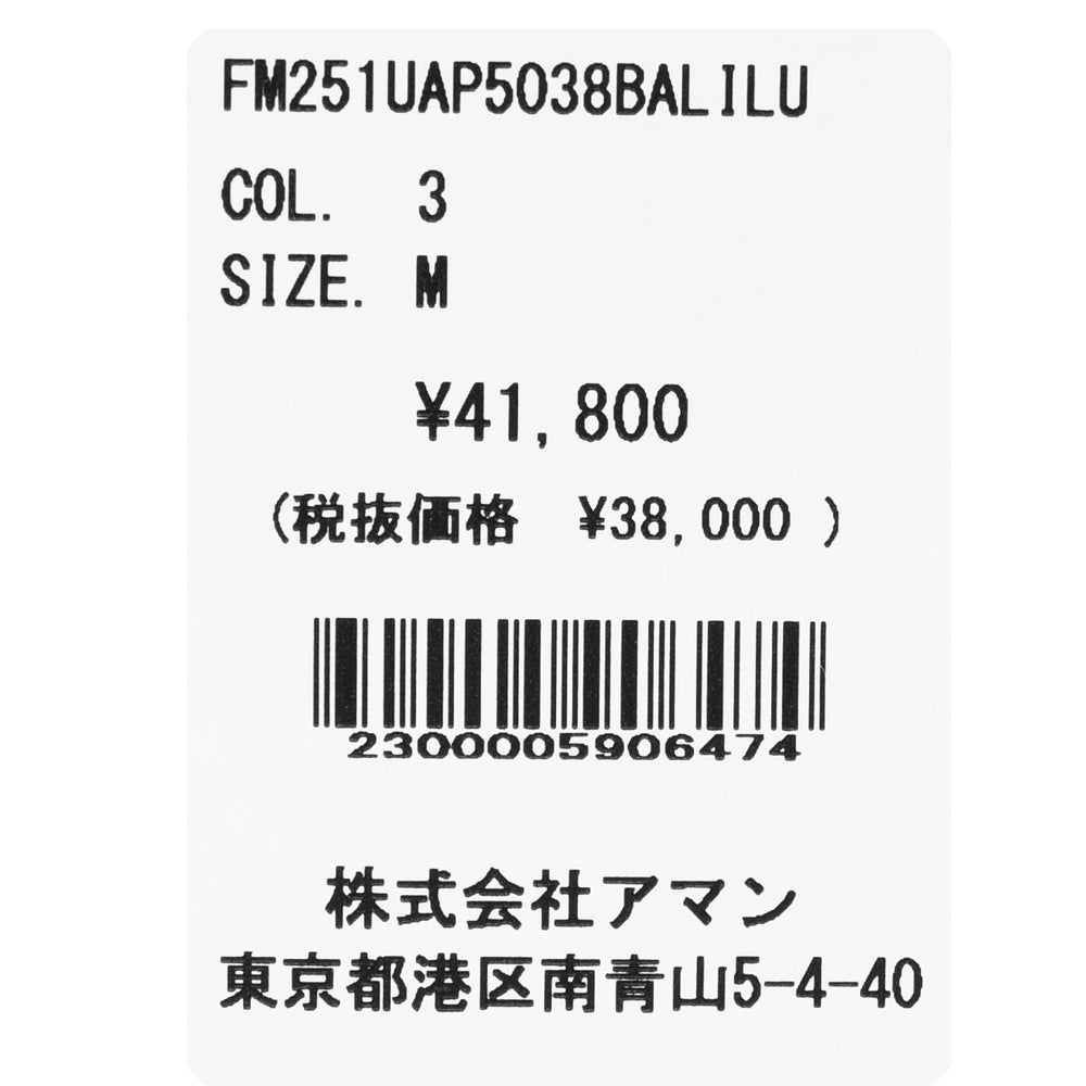 Finamore(フィナモレ) LUIGIルイジ/BALIバーリ コットンピンオックスロンドンストライプワイドカラーシャツ P5038