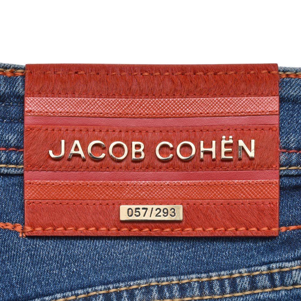 JACOB COHEN(ヤコブコーエン) BARDバード LIMITED EDITION ヴィンテージウォッシュドコットンポリストレッチテーパードフィットセルビッジデニム 226-22419