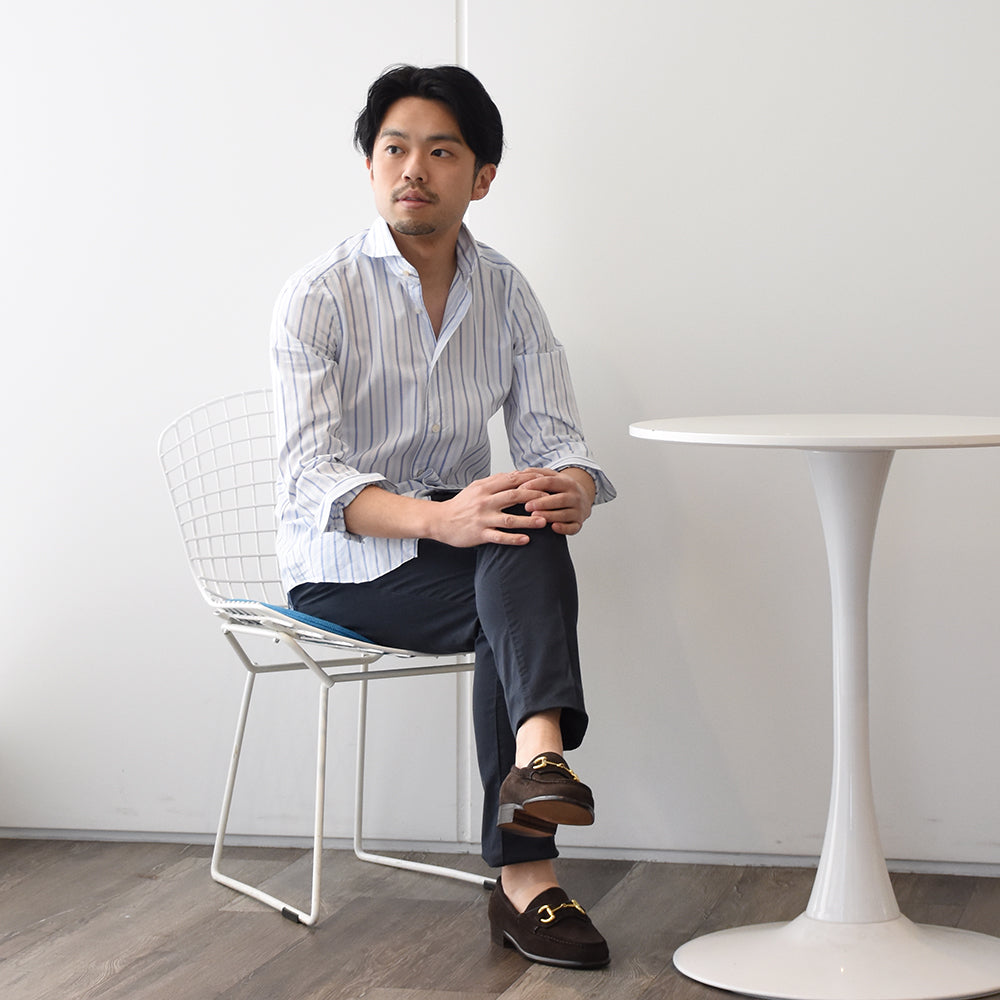ピーティートリノ / ストレッチ ライトコットンギャバ ノープリーツ パンツ(DIECI)/SKINNY FIT/GL04