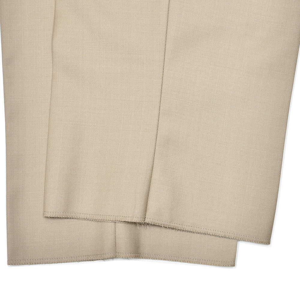 Fumiya Hirano THE TROUSERS フミヤヒラノトラウザーズ DORMEUIL ウール ツイル サイドアジャスター 2インプリーツ ドレスパンツ REGENT