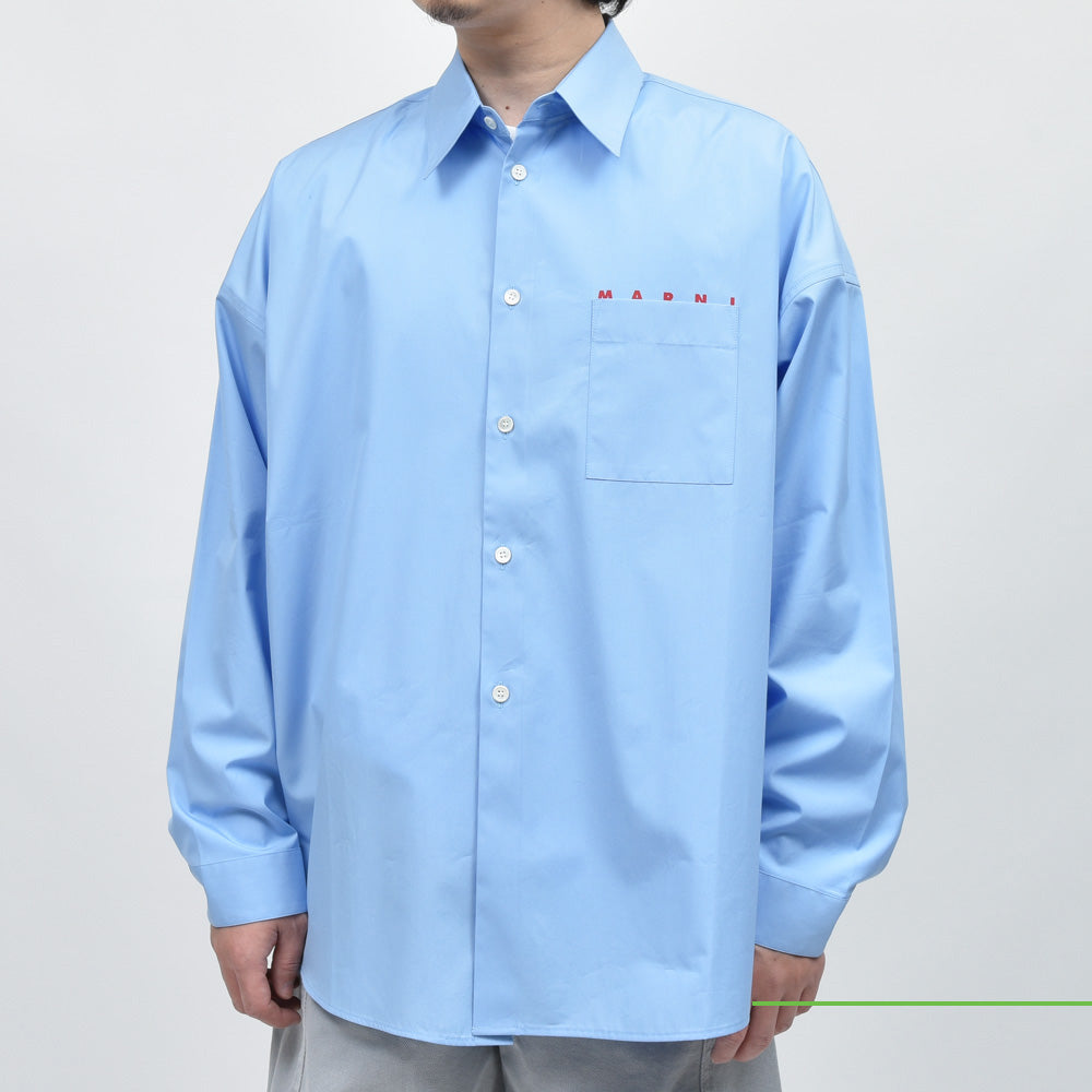 MARNI(マルニ) コットンポプリンロゴシャツ CUMU0061P2 USCT88