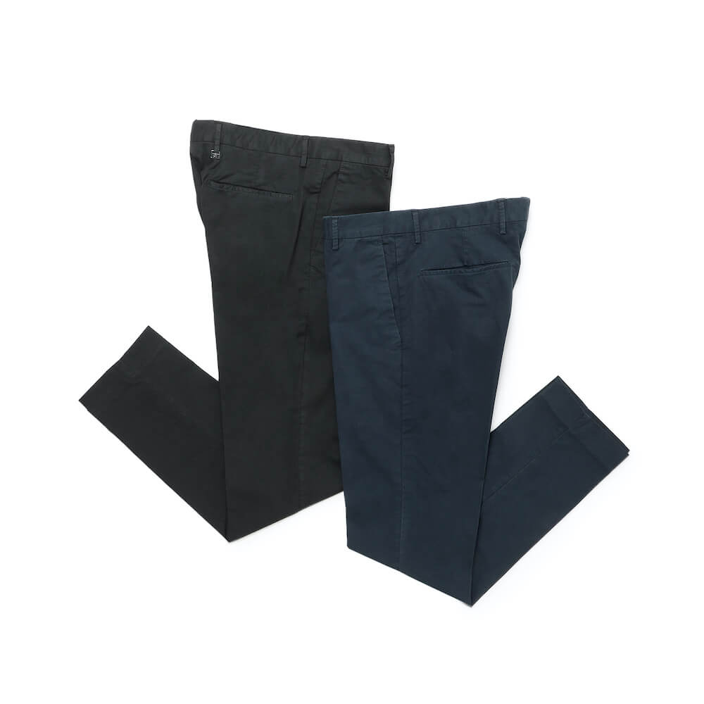 ピーティートリノ / ストレッチ ライトコットンギャバ ノープリーツ パンツ(DIECI)/SKINNY FIT/GL04