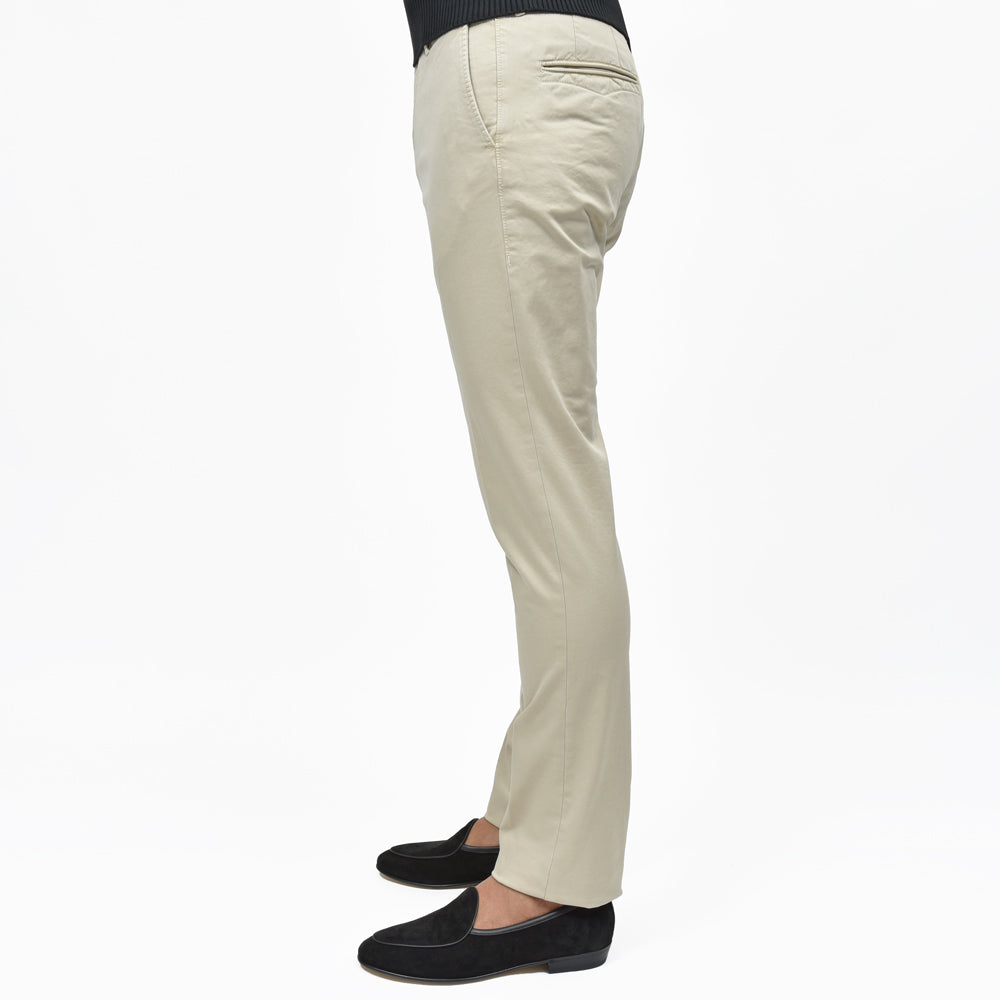 INCOTEX SLACKS(インコテックス スラックス) SLIM FIT ガーメントダイオーガニックコットンストレッチチノテーパードパンツ 18S100/9664A/31582