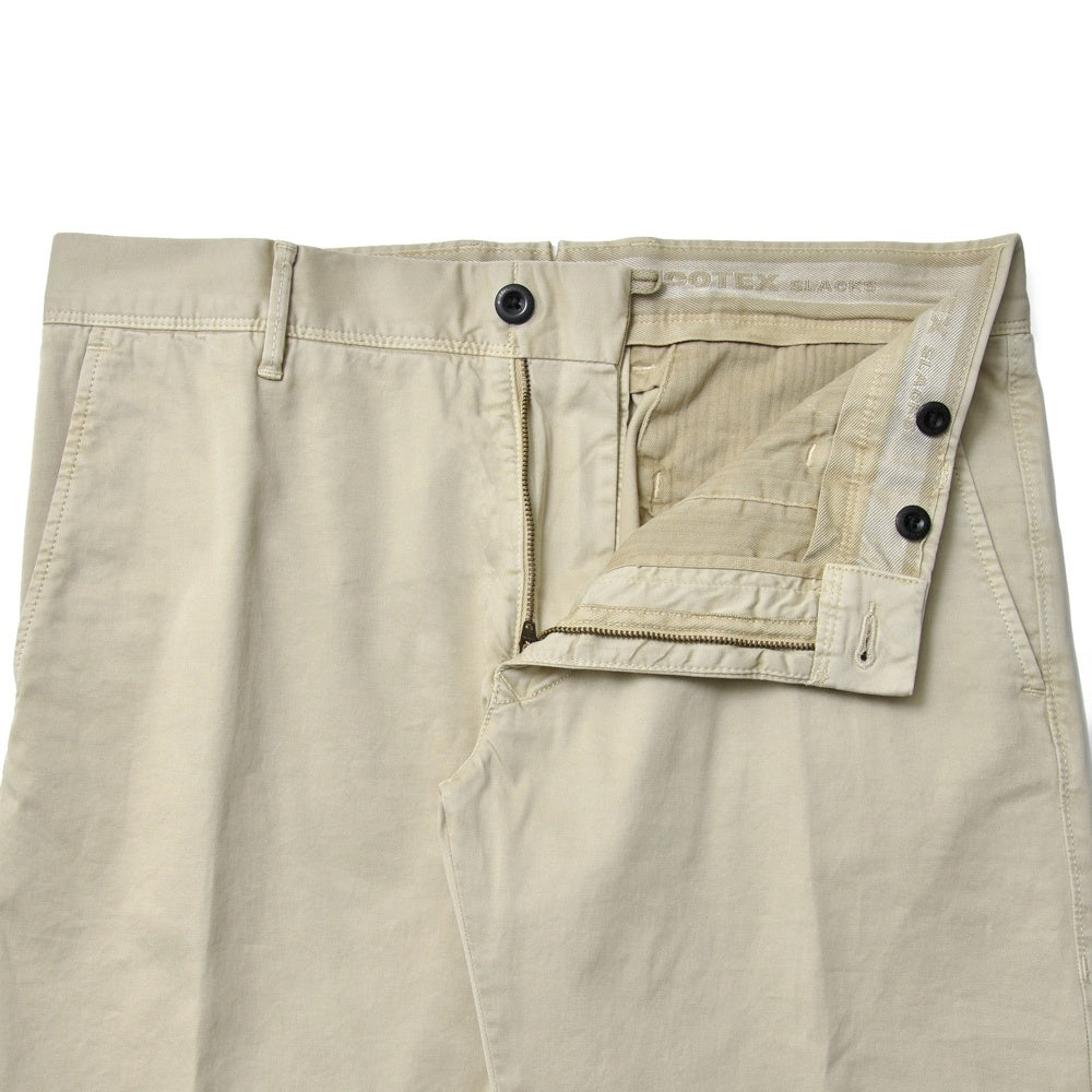 INCOTEX SLACKS(インコテックス スラックス) SLIM FIT ガーメントダイオーガニックコットンストレッチチノテーパードパンツ 18S100/9664A/31582