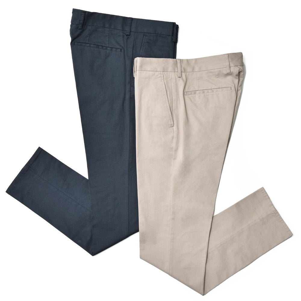INCOTEX(インコテックス) TIMOTHEEティモシー SLIM FIT ストレッチコットンブロークンツイルテーパードパンツ 1W0900/90460/31545