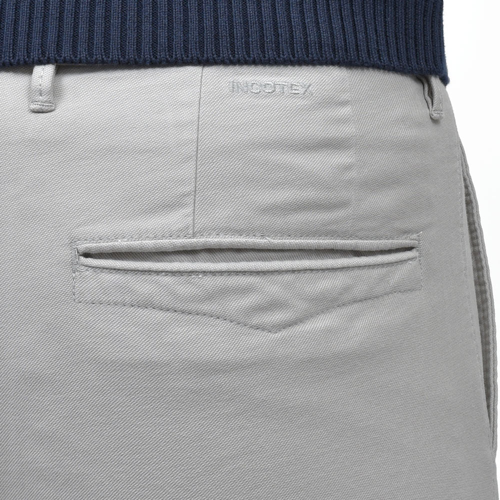 INCOTEX SLACKS(インコテックス スラックス) SLIM FIT ガーメントダイコットンストレッチキャンバステーパードパンツ 18S100/9822A/31585