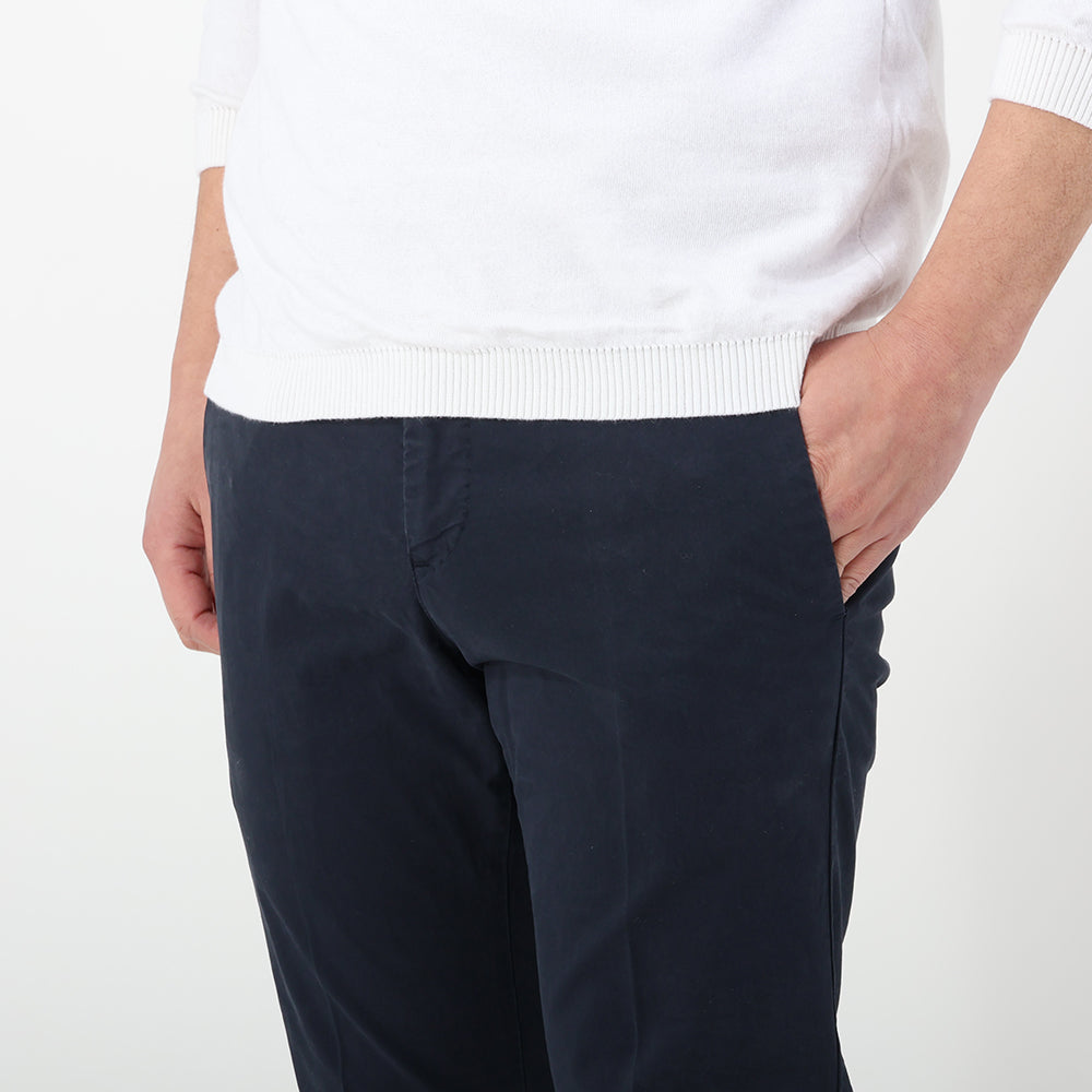 ピーティートリノ / ストレッチ ライトコットンギャバ ノープリーツ パンツ(DIECI)/SKINNY FIT/GL04