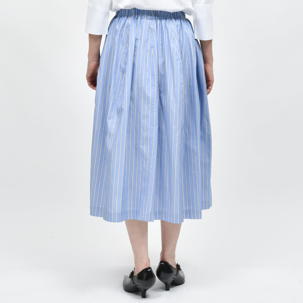 MARNI(マルニ)<BR>GOMA0459S3/UTC455 コットンポプリンストライプワイドスカート