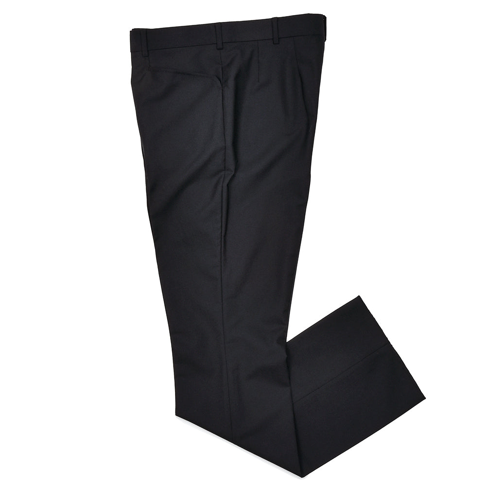 Fumiya Hirano THE TROUSERS フミヤヒラノトラウザーズ ウール トロピカル L字ポケット ノープリーツ フレアパンツ CARNABY