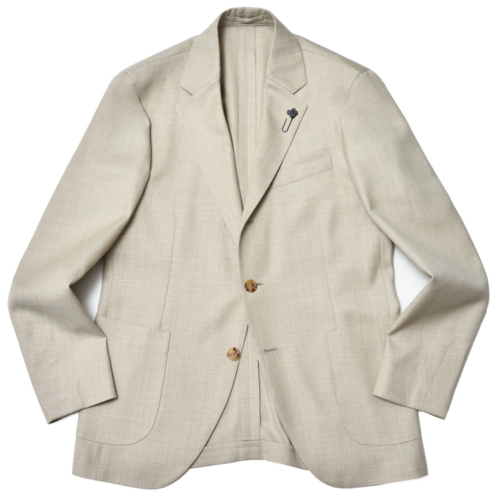LARDINI(ラルディーニ) ADVANCEアドヴァンス ウールレーヨンリネンルーズツイル3Bジャケット JB6000AQ/ESIF64507