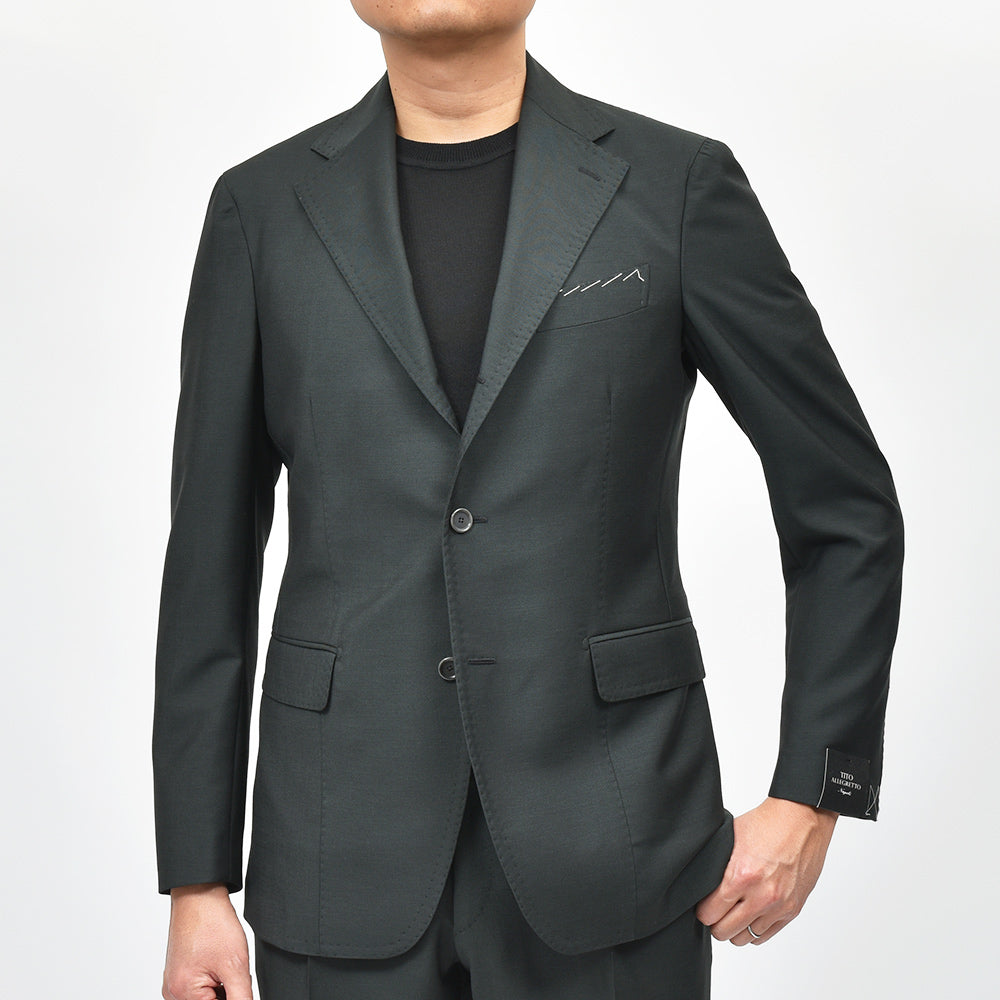 TITO ALLEGRETTO ティト アレグレット ヴァージンウール モヘア 1プリーツ シングル3Bスーツ