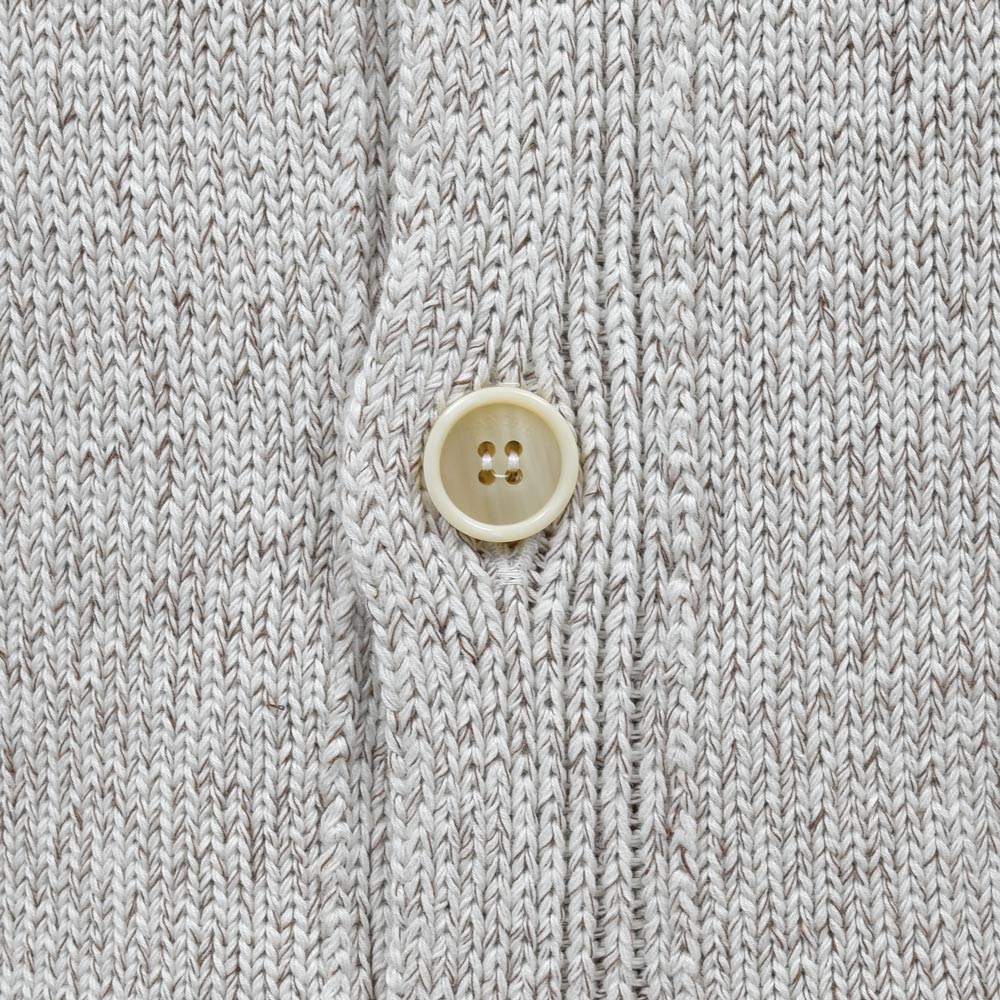 ZANONE(ザノーネ) 5ゲージソフトコットンメランジスタンドカラーニットカーディガン CHIOTO/SLIM FIT/810100/ZN376/35603